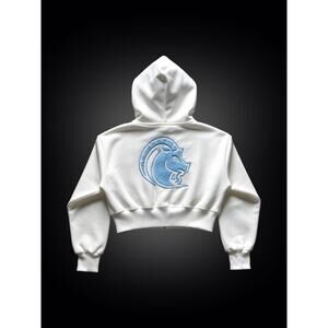 Aura Signature Crop Jacket – Cream